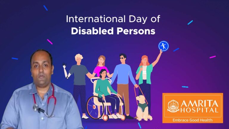 ലോക ഭിന്നശേഷി ദിനം – സഹായവും സഹതാപവുമല്ല അവകാശമാണ് : ഡോ വിഷ്ണു ബി മേനോൻ