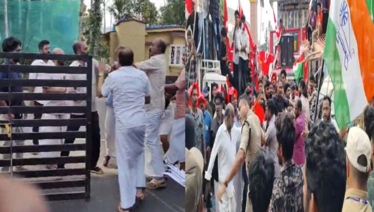 കൊട്ടിക്കലാശം : വിവിധയിടങ്ങളിൽ പാർട്ടികൾ തമ്മിൽ സംഘർഷം