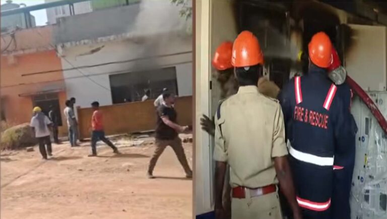 കോന്നി മെഡിക്കൽ കോളജിലെ ജനറേറ്റർ റൂമിൽ തീ​പി​ടി​ത്തം