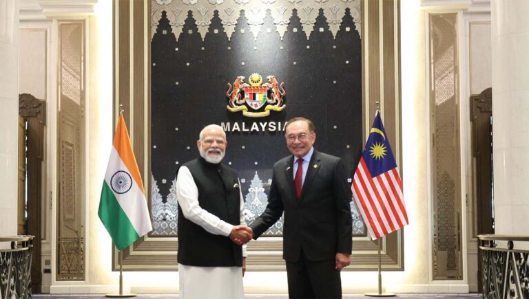 ഭീകരതയ്ക്കെതിരേ യോജിച്ച് പ്രവർത്തിക്കും; ഇന്ത്യ- മലേഷ്യ സഹകരണത്തിന് പത്ത് കരാറുകൾക്ക് ധാരണ