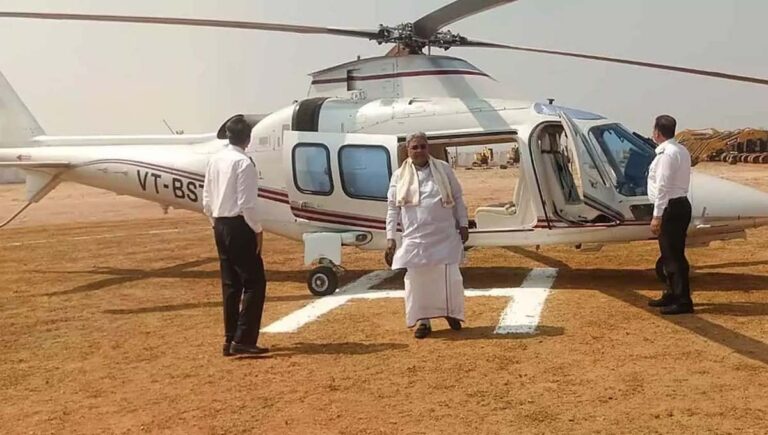 കർണാടകയിൽ മുഖ്യമന്ത്രി സിദ്ധരാമയ്യ സഞ്ചരിച്ച ഹെലികോപ്ടർ താഴെയിറക്കിയതിൽ വൻ സുരക്ഷാവീഴ്ച