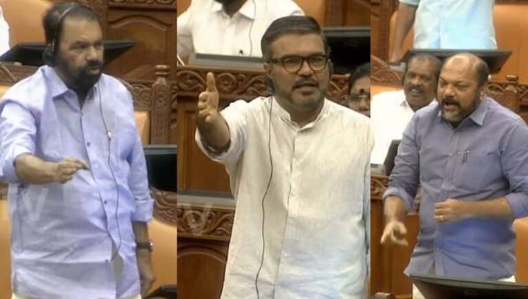 ശബരിമല സ്വര്‍ണക്കൊള്ള : നിയമസഭയിൽ പ്രതിപക്ഷത്തെ കടന്നാക്രമിച്ച് മന്ത്രിമാർ