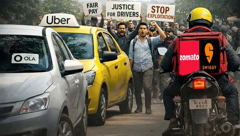 ഓണ്‍ലൈന്‍ ടാക്സി-ഗിഗ് തൊഴിലാളികള്‍ നാളെ മുതല്‍ പണിമുടക്കിലേക്ക്