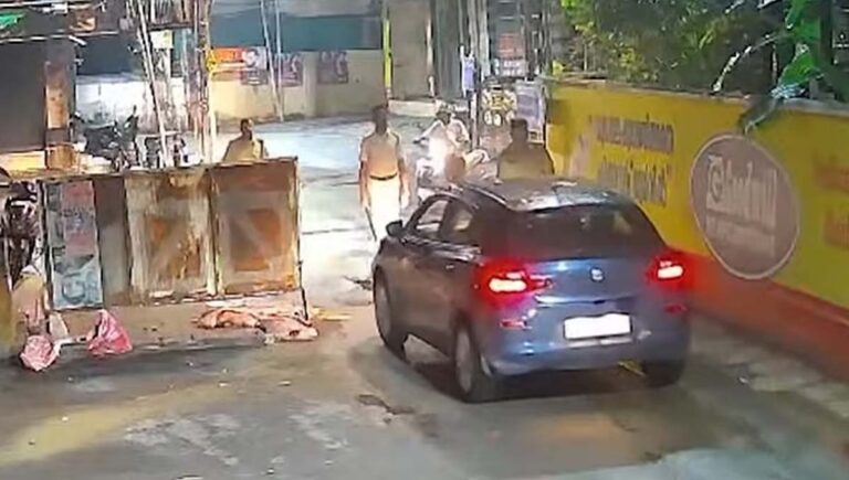 കൊച്ചിയില്‍ വാഹന പരിശോധനയ്ക്കിടെ പൊലീസുകാരനെ കാര്‍ ഇടിച്ചു തെറിപ്പിച്ചു