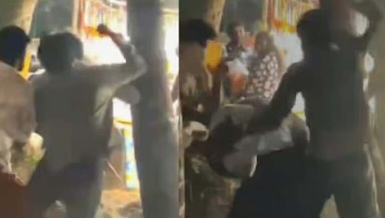 കൊല്ലത്ത് ബിജെപി ജില്ലാ പ്രസിഡന്റിന്റെ മകനെ ആർഎസ്എസുകാർ വളഞ്ഞിട്ട് തല്ലി