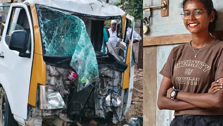 കൊല്ലത്ത് നാടൻ പാട്ട് സംഘത്തിന്‍റെ വാഹനം മരത്തിലിടിച്ച് അപകടം; ഗായികയ്ക്ക് ദാരുണാന്ത്യം