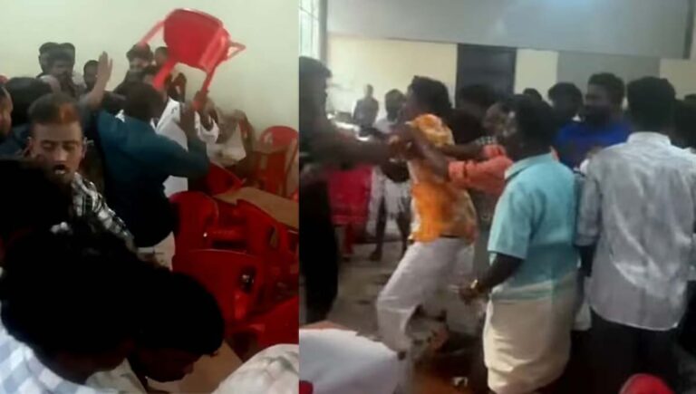 സദ്യയിൽ പപ്പടം വിളമ്പിയില്ല; തിരുവനന്തപുരത്ത് വിവാഹ സത്കാരത്തിൽ പൊരിഞ്ഞ അടി