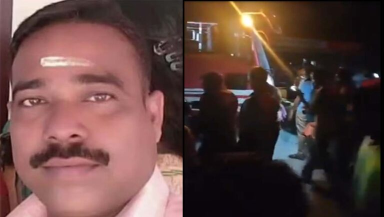 കൊടുങ്ങല്ലൂർ- തൃശൂർ റൂട്ടിൽ ഓട്ടോയും ബസുമായി കൂട്ടിയിടിച്ച് ഓട്ടോ ഡ്രൈവർ മരിച്ചു
