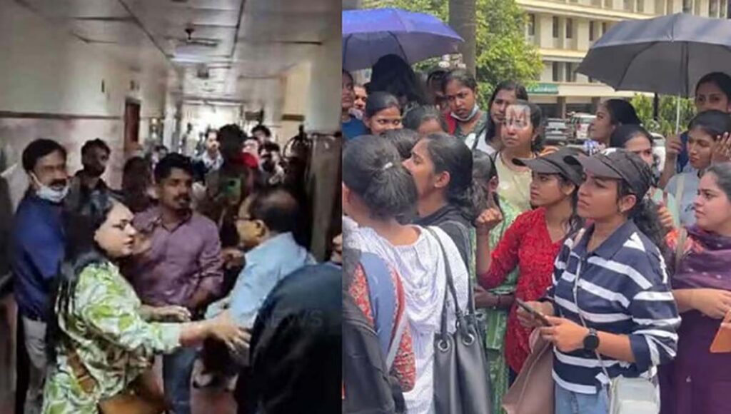 കോഴിക്കോട് ബേബി മെമ്മോറിയല്‍ ആശുപത്രിയില്‍ സമരം ചെയ്ത് നഴ്‌സുമാരെ മാനേജ്‌മെന്റ് പൂട്ടിയിട്ടതായി പരാതി