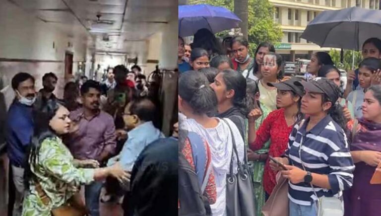 കോഴിക്കോട് ബേബി മെമ്മോറിയല്‍ ആശുപത്രിയില്‍ സമരം ചെയ്ത് നഴ്‌സുമാരെ മാനേജ്‌മെന്റ് പൂട്ടിയിട്ടതായി പരാതി