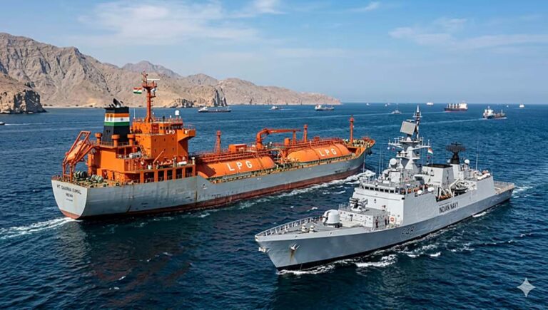 ഹോര്‍മൂസ് കടലിടുക്ക് വിജയകരമായി പിന്നിട്ട് ഇന്ത്യയുടെ രണ്ടാമത്തെ എല്‍പിജി ടാങ്കര്‍ കപ്പലായ നന്ദാദേവി