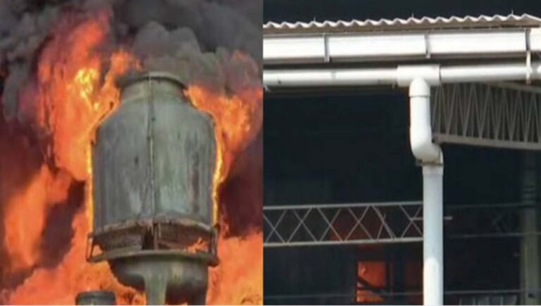 കളമശ്ശേരി എടയാര്‍ വ്യവസായ മേഖലയില്‍ വന്‍ തീപിടിത്തം; ഒരു മരണം