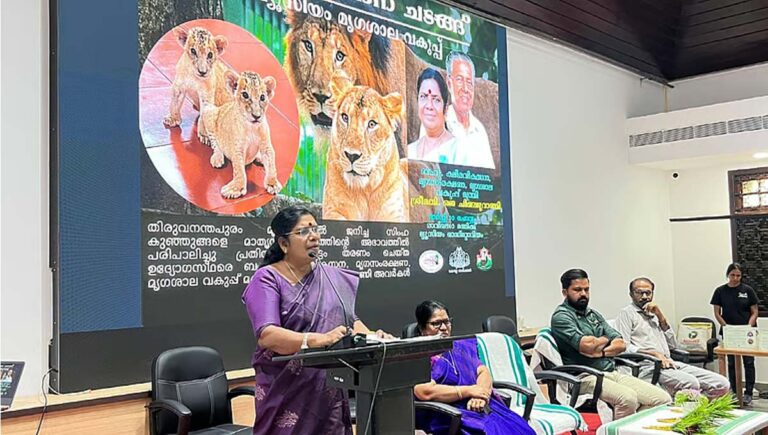 തിരുവനന്തപുരം മൃഗശാലയിലെ സിംഹകുട്ടികൾക്ക് ‘സിംബയും സൂരിയും’ എന്ന് പേരിട്ടു