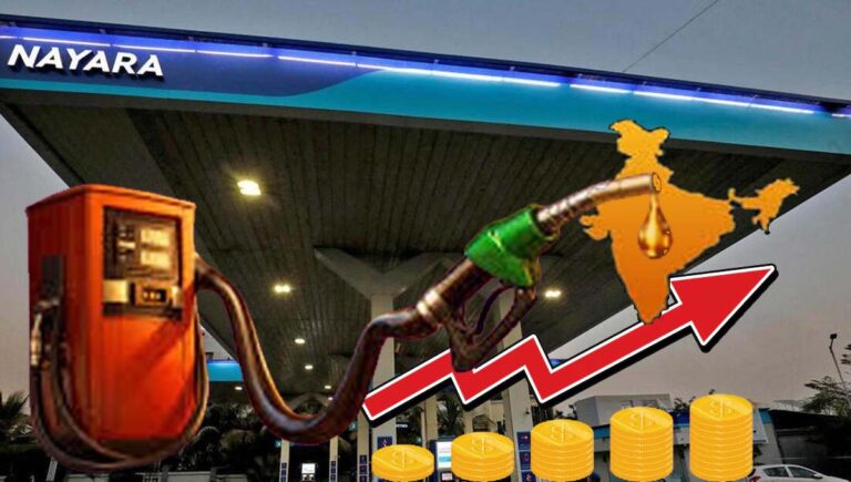 നയാര പെട്രോളിന് ലിറ്ററിന് 5.30 രൂപയും ഡീസലിന് ലിറ്ററിന് 3 രൂപയും വില കൂട്ടി