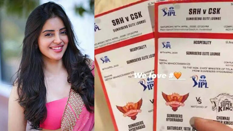 തെലങ്കാന മുഖ്യമന്ത്രി രേവന്ത് റെഡ്ഡിക്ക് നല്‍കിയ കോംപ്ലിമെന്ററി ഐപിഎല്‍ ‘വിഐപി ടിക്കറ്റ്’ സിനിമാ നടിയുടെ കയ്യില്‍; വിവാദം