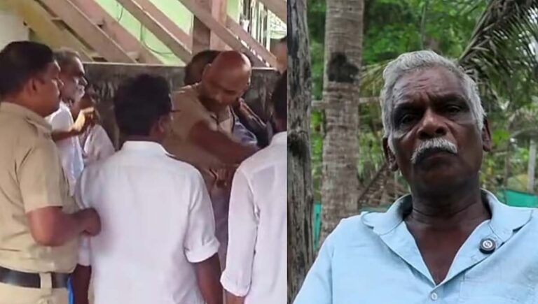 വൈക്കത്ത് സിപിഐ ഓഫീസിൽ കർഷകൻ തൂങ്ങിമരിച്ചു