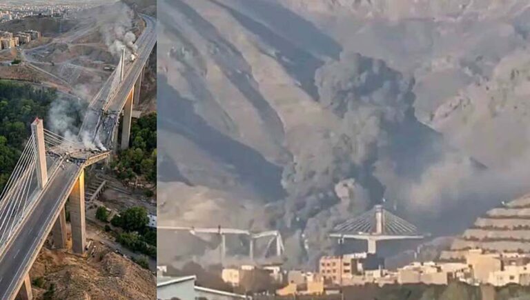 ഇറാനിലെ ഏറ്റവും വലിയ പാലം യുഎസ്-ഇസ്രയേല്‍ ആക്രമണത്തില്‍ തകര്‍ന്നു; നിരവധി പേര്‍ക്ക് പരിക്ക്