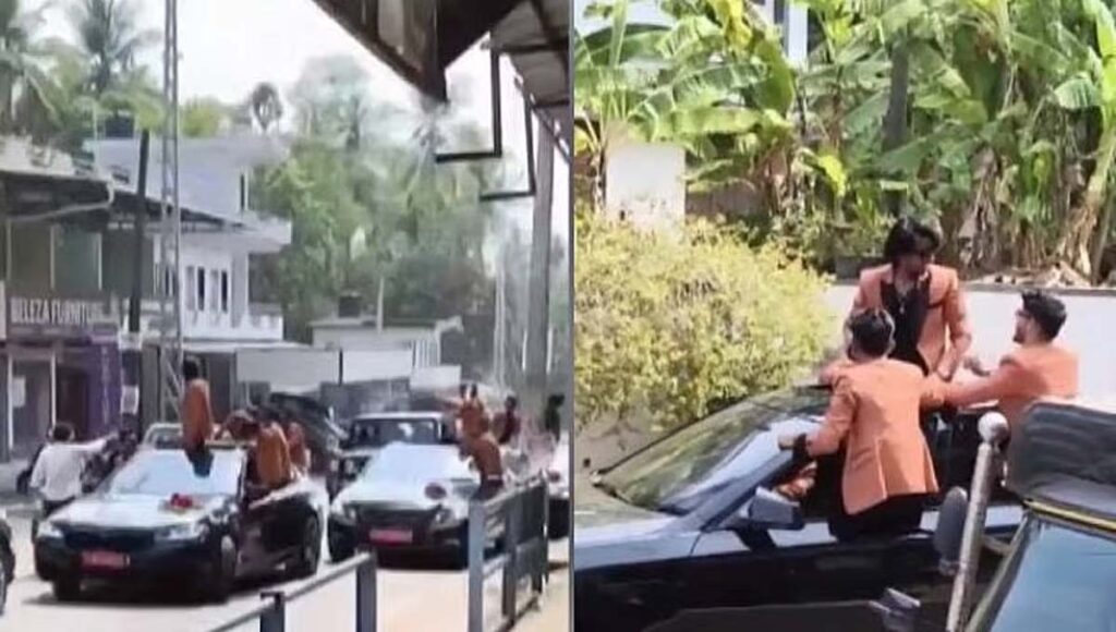 മേപ്പയൂരിലെ വിവാഹ റോഡ് ഷോ : വാഹനങ്ങള്‍ പിടിച്ചെടുത്ത് ഡ്രൈവര്‍മാരുടെ ലൈസന്‍സ് സസ്‌പെന്‍ഡ് ചെയ്ത് എംവിഡി