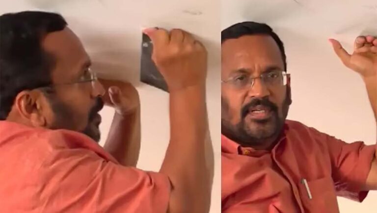 വയനാട് ടൗണ്‍ഷിപ്പിലെ വീട്ടില്‍ നിലവില്‍ വിള്ളലില്ല : മന്ത്രി കെ രാജന്‍