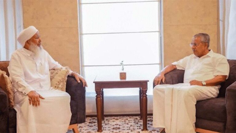 തിരഞ്ഞെടുപ്പിൽ എൽഡിഎഫിന് പിന്തുണ പ്രഖ്യാപിച്ച് സമസ്ത എപി വിഭാഗം