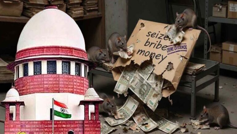 ബിഹാറിലെ കൈക്കൂലി കേസില്‍ പിടിച്ചെടുത്ത പണം എലി തിന്നുവെന്ന് പൊലീസ്; ആശ്ചര്യപ്പെട്ട് സുപ്രീംകോടതി