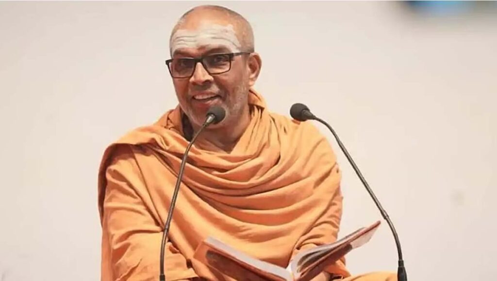 ബിജെപി ഭാവിയില്‍ കേരളം ഭരിക്കണമെങ്കില്‍ മൂന്നാം തവണയും ഇടതുമുന്നണി തന്നെ അധികാരത്തിൽ വരണം : സ്വാമി ചിദാനന്ദപുരി