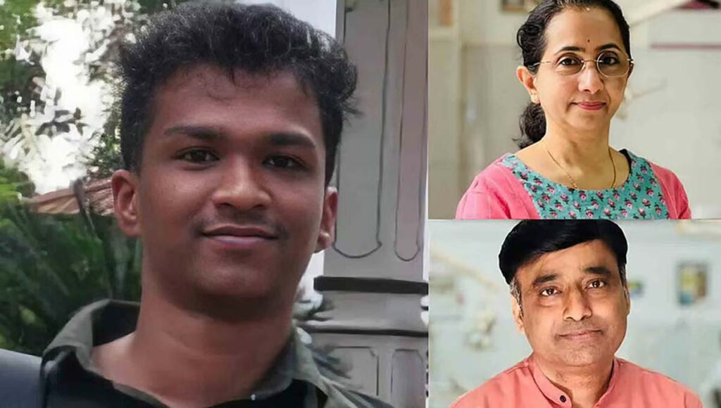 നിതിന്‍ രാജിന്റെ മരണം : അധ്യാപിക സംഗീത നമ്പ്യാർ അറസ്റ്റിൽ
