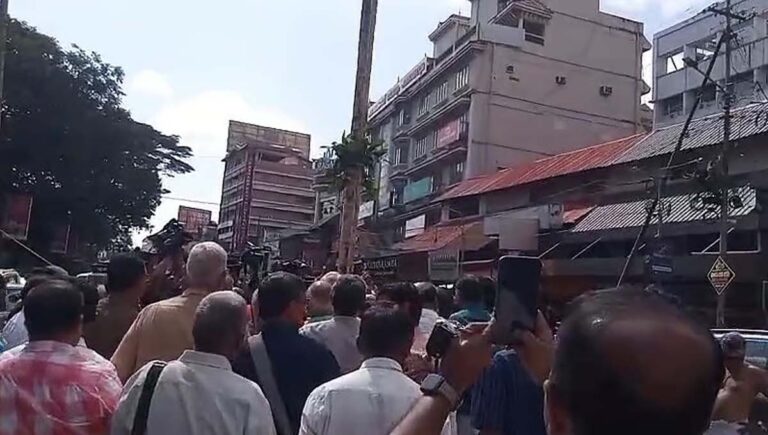 തൃശൂര്‍ ഇനി പൂരാവേശത്തിലേക്ക്; പാറമേക്കാവിന്റെ പൂരപ്പന്തലിന് കാല്‍നാട്ടി