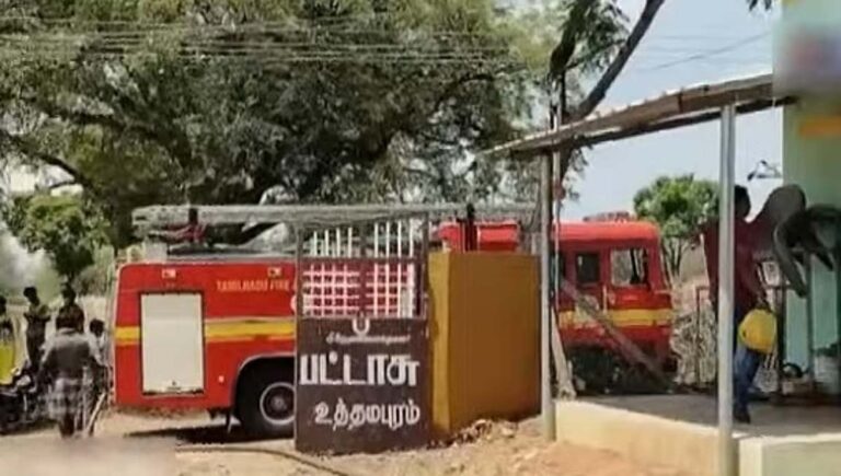 കമ്പത്ത് പടക്കനിര്‍മ്മാണശാലയില്‍ സ്‌ഫോടനം; രണ്ടു മരണം