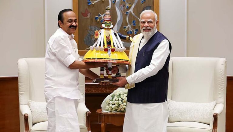 പ്രധാനമന്ത്രിയുമായി കൂടിക്കാഴ്ച നടത്തി മുഖ്യമന്ത്രി