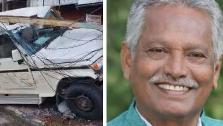 വാഹനാപകടത്തിൽ മുൻ ദേവികുളം മുൻ എംഎൽഎ എകെ മണിക്ക് പരുക്ക്