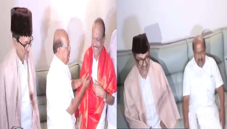 പാണക്കാടെത്തി മുസ്ലിം ലീഗ് നേതാക്കളുമായി കൂടിക്കാഴ്ച നടത്തി ജി സുധാകരൻ