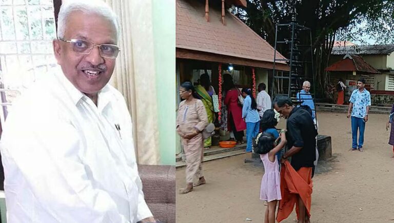പി ജയരാജന്‍ കൊടുങ്ങല്ലൂര്‍ ക്ഷേത്രത്തില്‍; വിഡിയോ പുറത്തുവിട്ട് ബിജെപി പ്രവര്‍ത്തകര്‍; സഹതാപം മാത്രമെന്ന് പ്രതികരണം