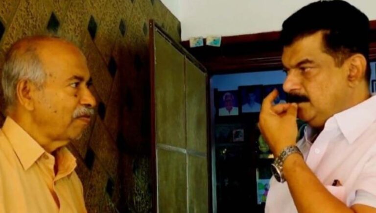 വി കുഞ്ഞികൃഷ്ണനുമായി കൂടിക്കാഴ്ച നടത്തി പിവി അൻവർ