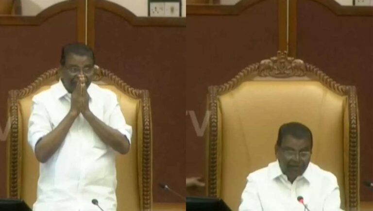 പതിനാറാം കേരള നിയമസഭയുടെ സ്പീക്കറായി തിരുവഞ്ചൂർ രാധാകൃഷ്ണനെ തെരഞ്ഞെടുത്തു