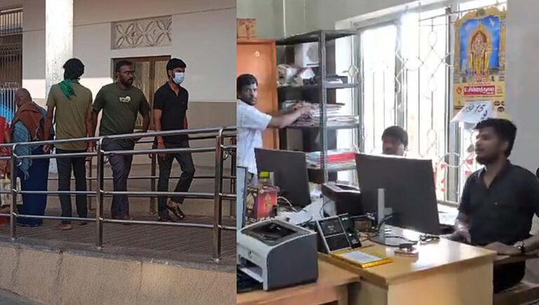 സ്‌പെഷല്‍ ദര്‍ശനത്തിന് ദേവസ്വം മന്ത്രിയില്‍ നിന്ന് കൈക്കൂലി വാങ്ങി; തൂത്തുക്കുടി തിരിച്ചെന്തൂര്‍ മുരുക ക്ഷേത്രത്തിലെ രണ്ട് സുരക്ഷാ ജീവനക്കാരെ സസ്പെന്‍ഡ് ചെയ്തു