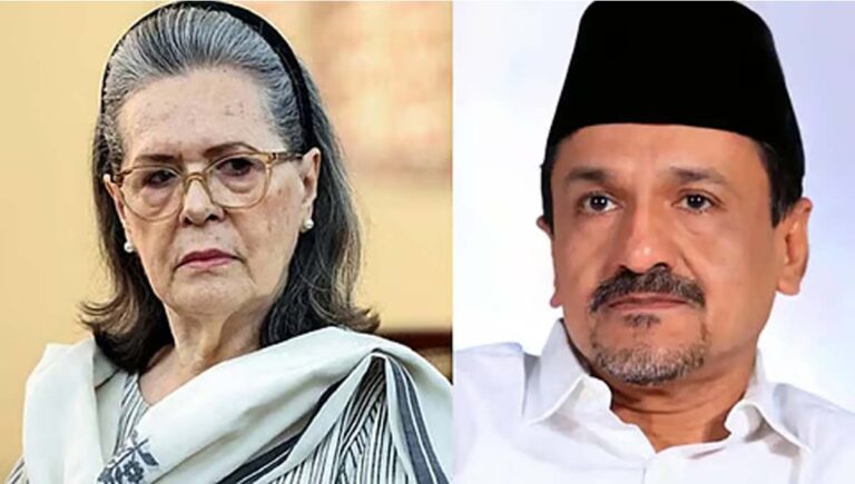 കോൺഗ്രസിലെ മുഖ്യമന്ത്രി തര്‍ക്കം : സാദിഖലി തങ്ങളുമായി ഫോണിൽ സംസാരിച്ച് സോണിയ ഗാന്ധി