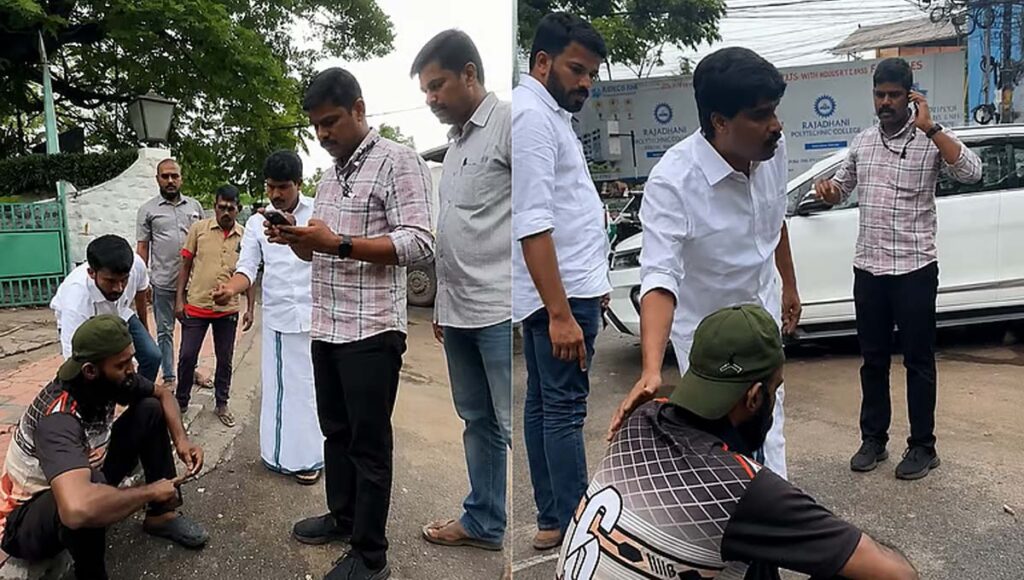 തിരുവനന്തപുരത്ത് വാഹനാപകടം; പരിക്കേറ്റ ഇരുചക്ര വാഹന യാത്രക്കാരന് സഹായവുമായി കൃഷി മന്ത്രി ടി സിദ്ദിഖ്