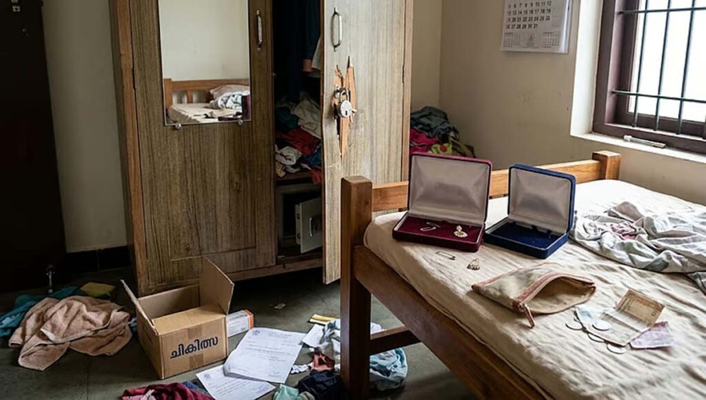 മൂന്നാറില്‍ ചികിത്സാ ആവശ്യങ്ങള്‍ക്കായി വീട്ടില്‍ സൂക്ഷിച്ചിരുന്ന പണവും സ്വര്‍ണവും മോഷണം പോയതായി പരാതി