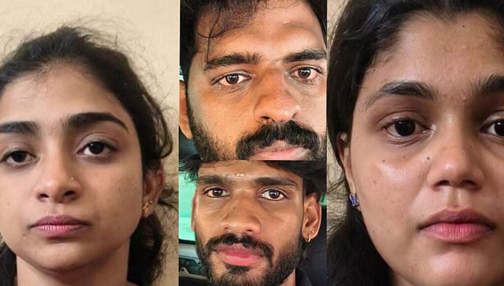 തൃശൂരിൽ എംഡിഎംഎയുമായി രണ്ട് യുവതികള്‍ അടക്കം നാലുപേര്‍ പിടിയില്‍