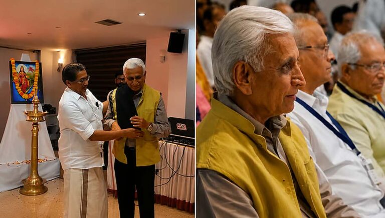 ആർഎസ്എസ് പരിപാടിയിൽ കേരള കേന്ദ്ര സർവകലാശാല വിസിയും രജിസ്ട്രാറും