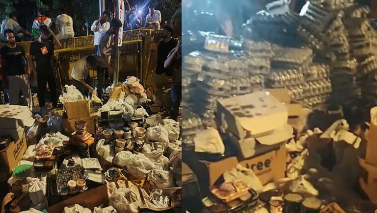 ആരും വിശന്നിരിക്കരുത്; ജന്തര്‍ മന്തറിലേക്ക് ഓണ്‍ലൈന്‍ ആപ്പുകളിലൂടെ നൂറു കണക്കിന് ഭക്ഷണ ഓര്‍ഡറുകള്‍