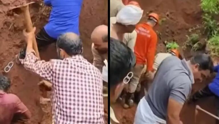 കാസർഗോഡ് വീടിന്‍റെ ചുറ്റുമതിൽ നിർമാണത്തിനിടെ അപകടം; മൂന്നുത്തൊഴിലാളികൾ മണ്ണിനടിയിൽ കുടുങ്ങി